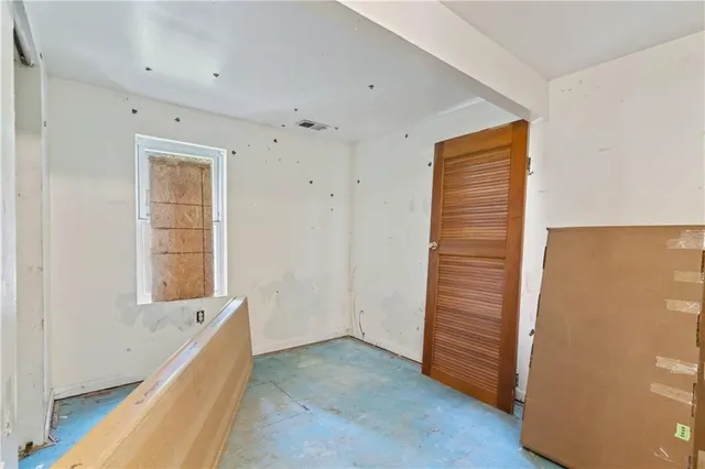 a view of an empty room