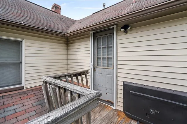 a view of outdoor space with seating area