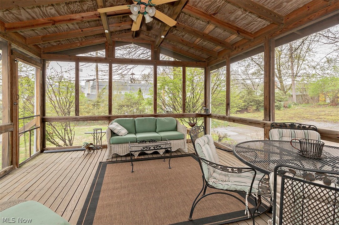 22511 Rye Road Beachwood, OH 44122 - Photo 11 of 25 Large screened in porch lets you enjoy the summer in comfort.