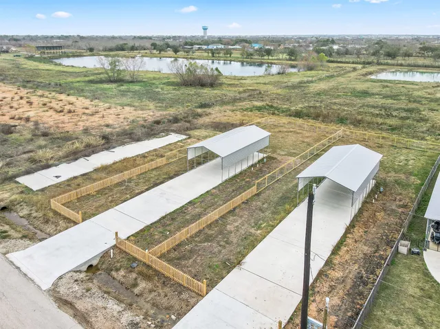 a view of an ocean with beach