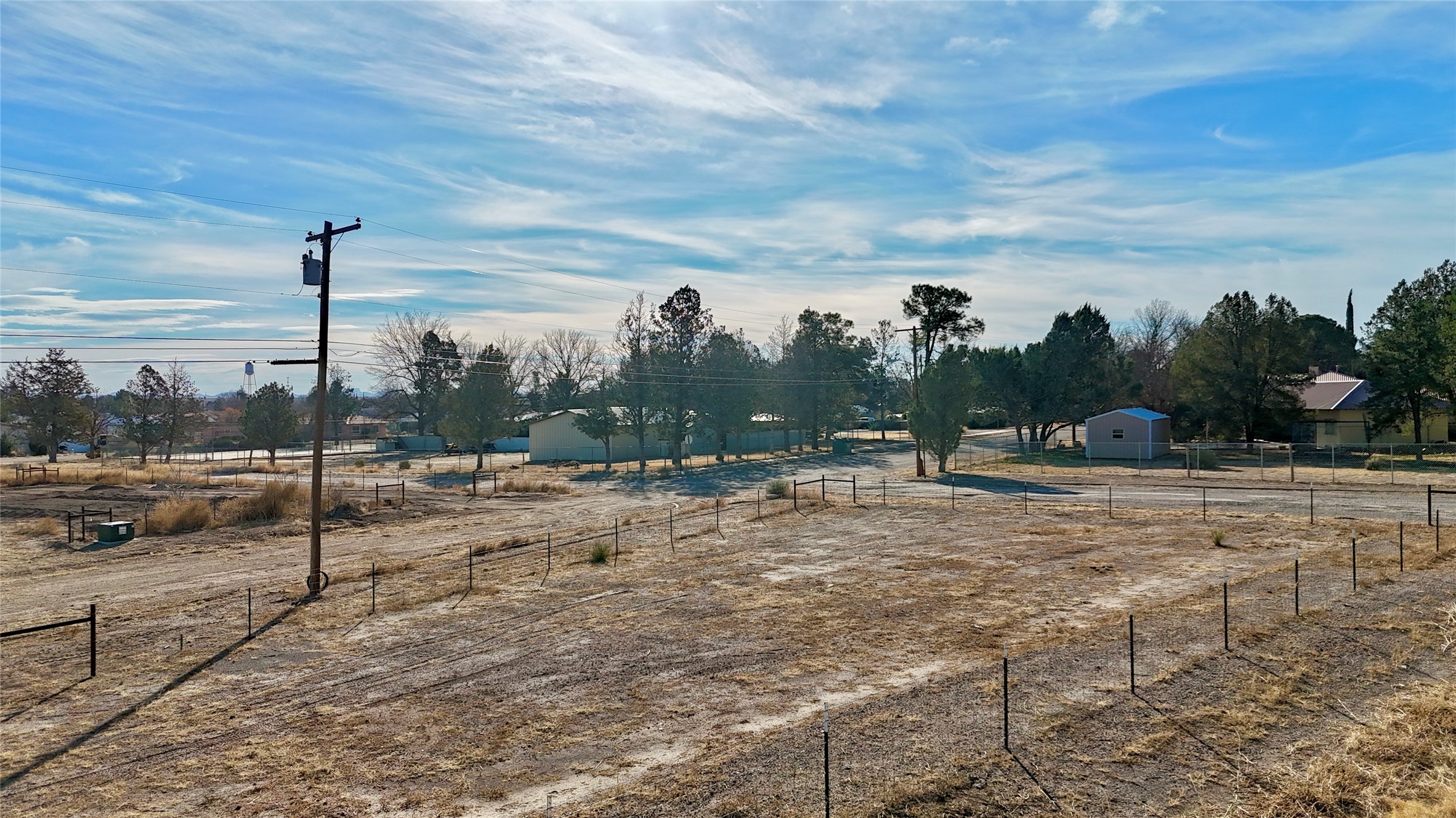 610 West 4th Street Marfa, TX 79843 - Photo 8 of 9 a view of a yard with a slide