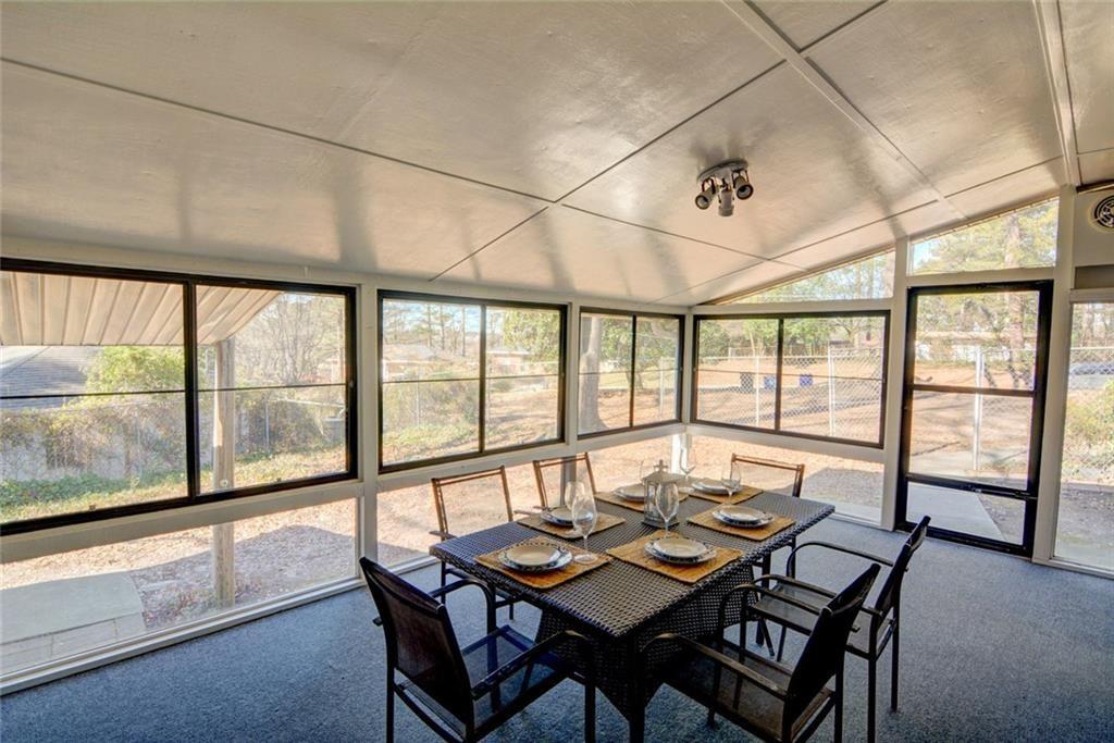 3206 Laventure Drive Chamblee, GA 30341 - Photo 26 of 39 a view of a city from a dining room with furniture window and outside view