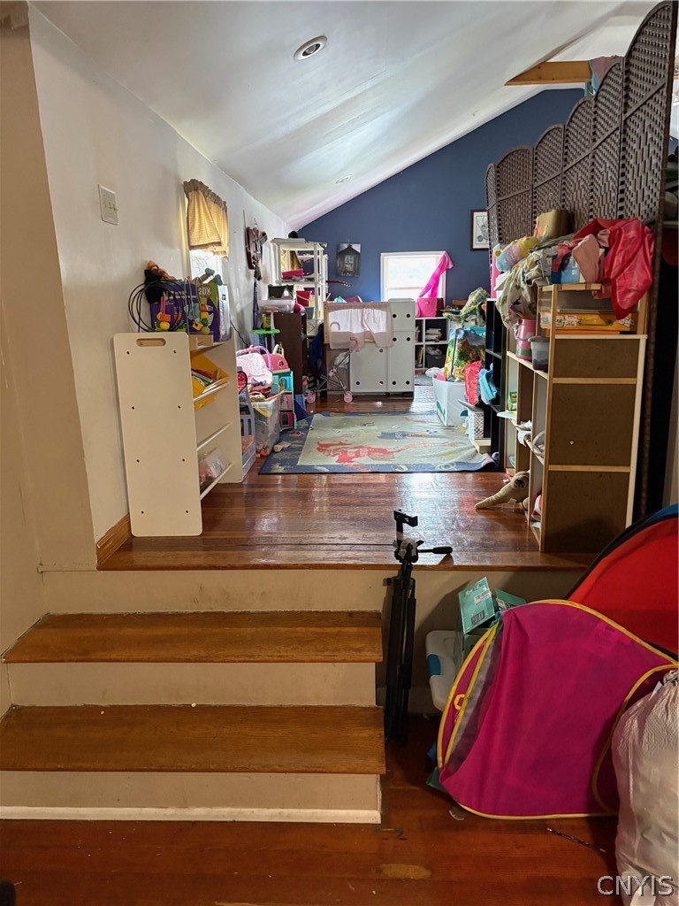 61 Border City Road Waterloo, NY 14456 - Photo 20 of 22 stairs leading to living room