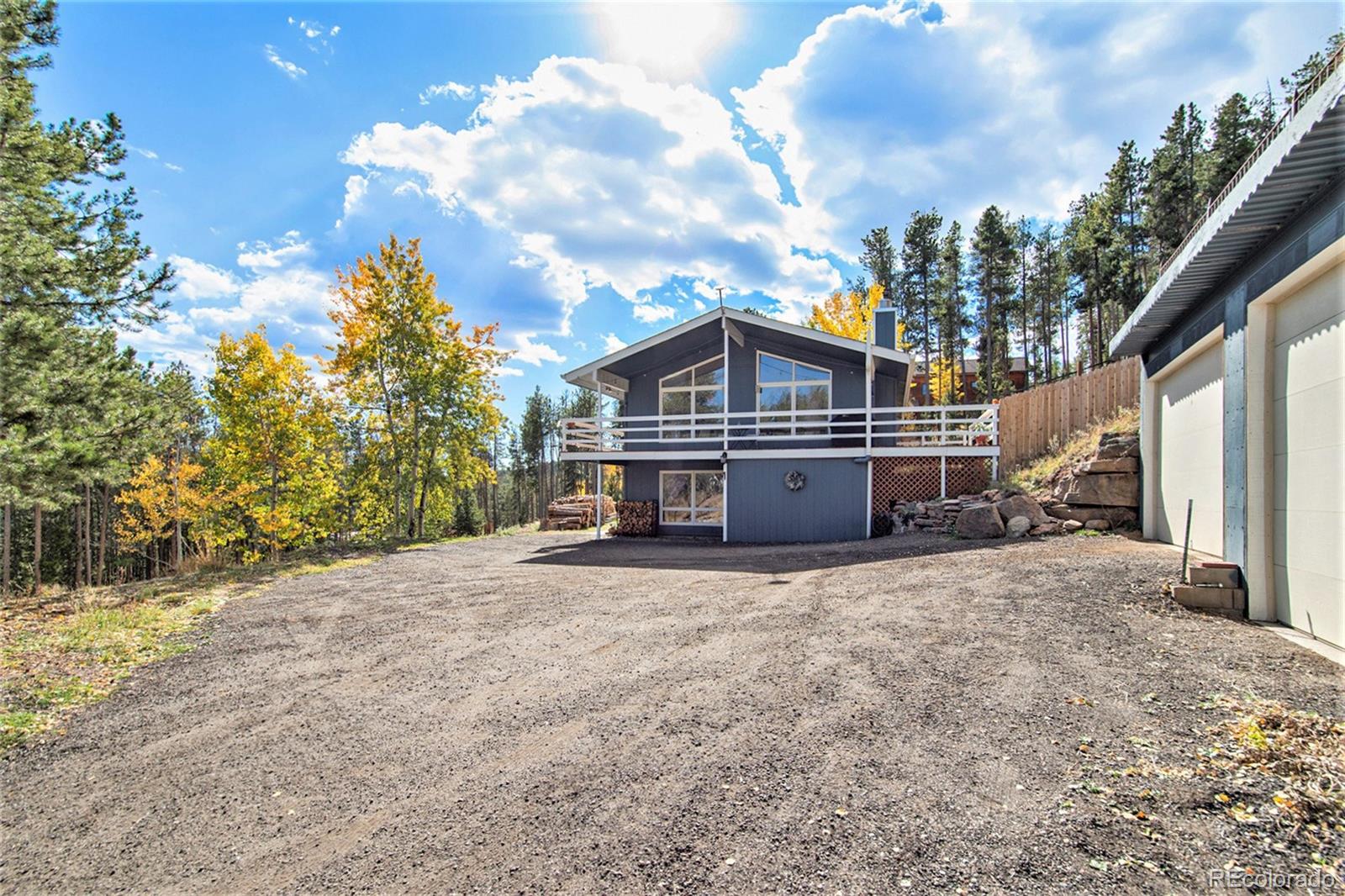 779 Aspen Way Evergreen, CO 80439 - Photo 37 of 49 a view of a house with a yard