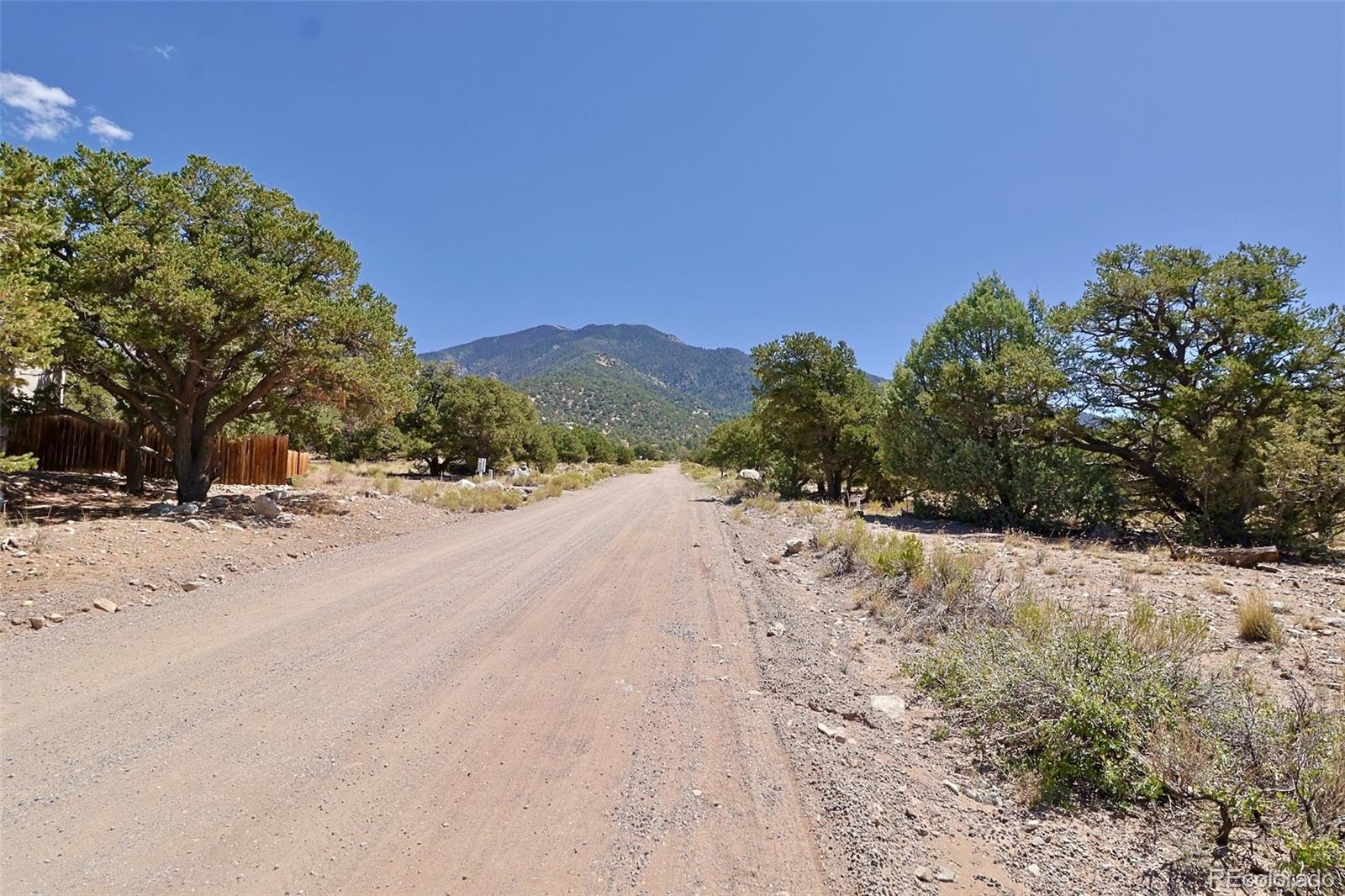 4446 Rarity Way Crestone, CO 81131 - Photo 8 of 8 a view of a yard with a snow on the road