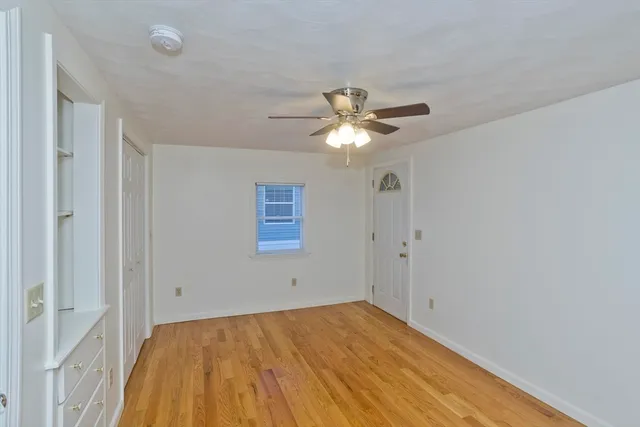 wooden floor in an empty room
