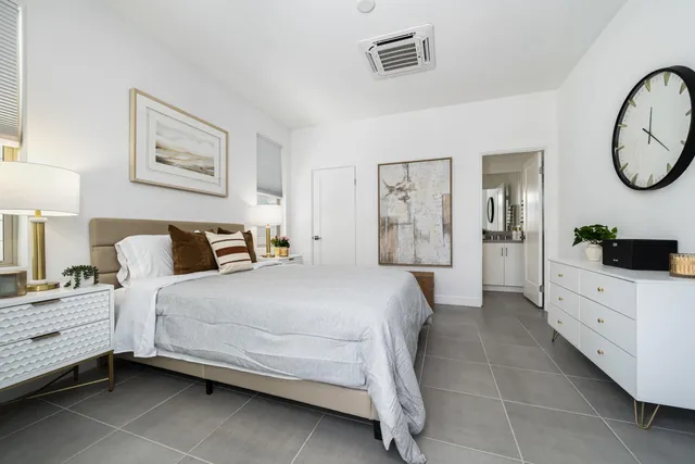 a room with furniture and window