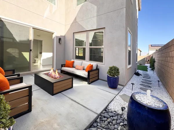 a view of a lake with a mountain in the background