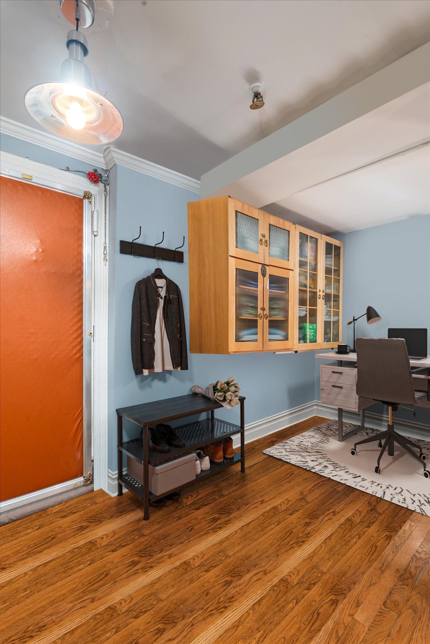 41-43 1st Street, Unit 1G Hoboken, NJ 07030 - Photo 21 of 26 a living room with furniture and a window