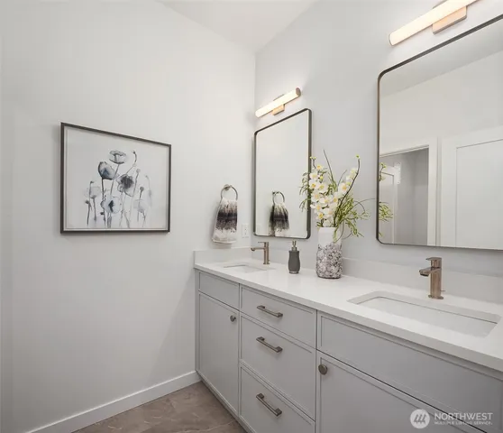 a room with a washer and dryer