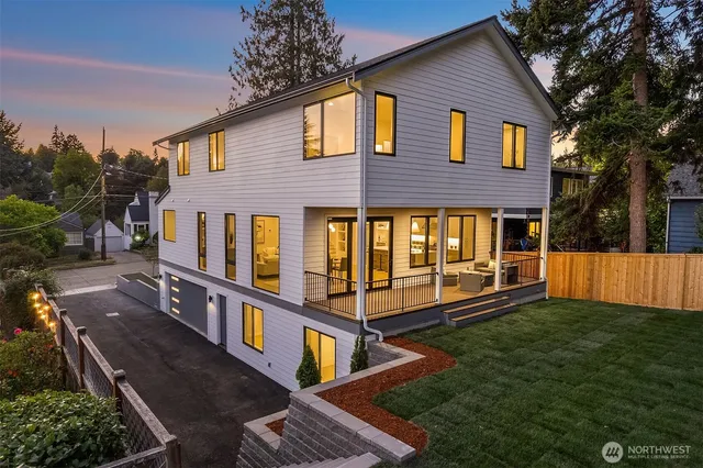 a view of city and mountain