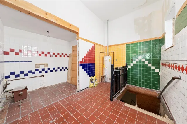 a outdoor space with balcony