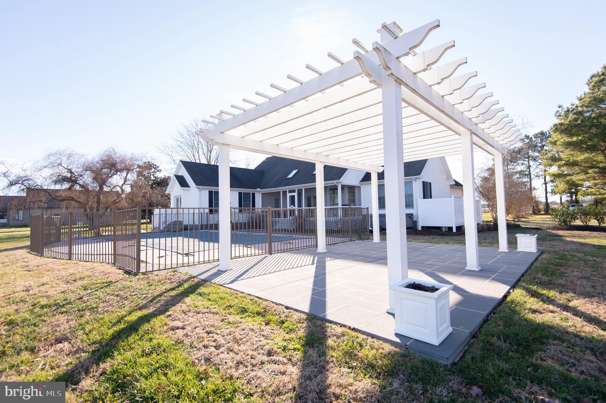 5018 Rippling Road Cambridge, MD 21613 - Photo 73 of 101 Patio with Pergola