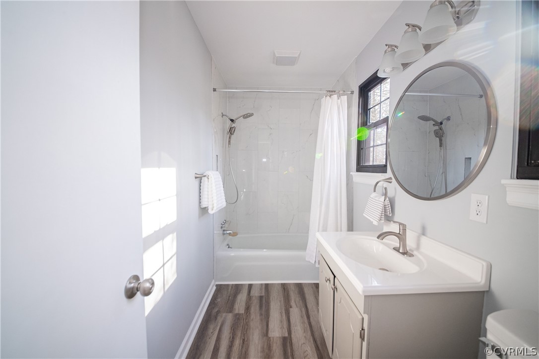 1540 Wagonwheel Road Midlothian, VA 23113 - Photo 23 of 49 New vinyl plank floor in Primary Bathroom.