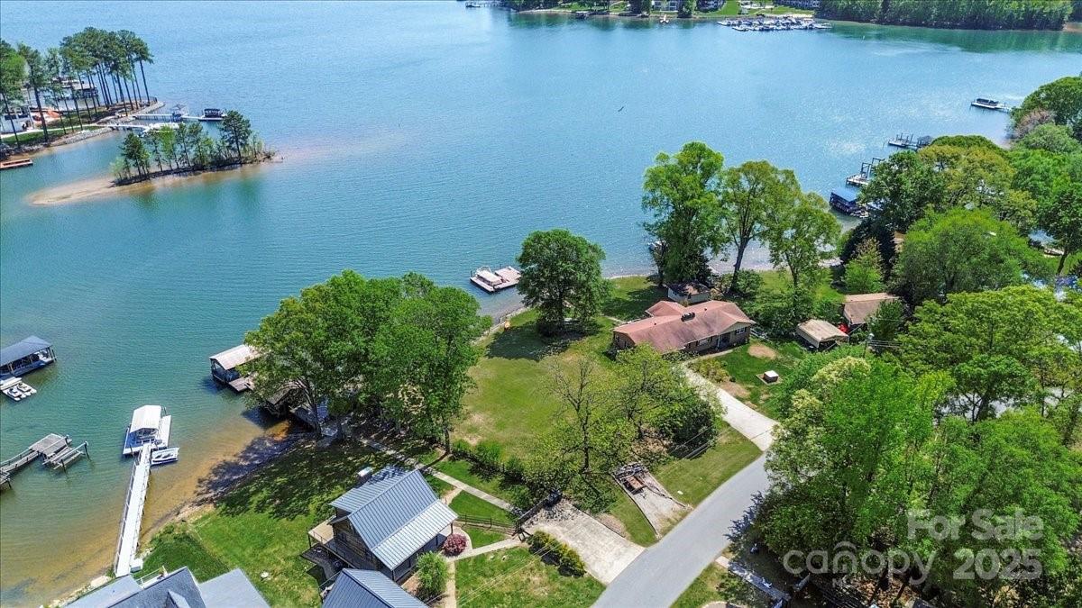 13 Normandy Road Denver, NC 28037 - Photo 14 of 14 an aerial view of lake residential house with outdoor space and trees all around