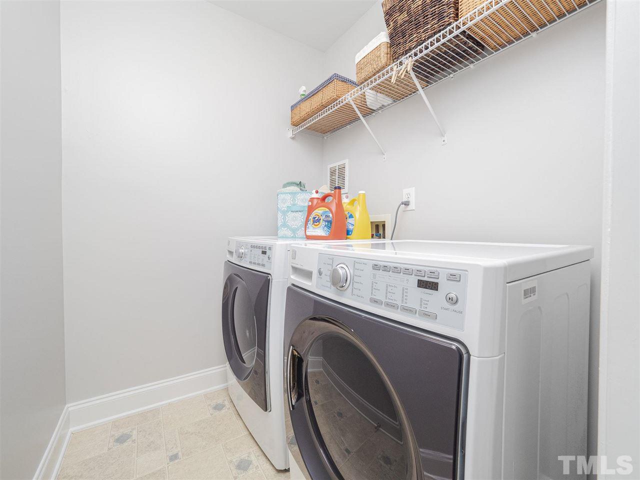 2318 St Paul's Square Raleigh, NC 27614 - Photo 20 of 25 walk in laundry on 2nd floor