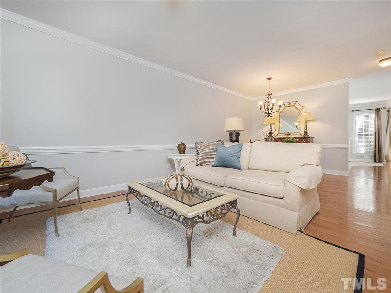 2318 St Paul's Square Raleigh, NC 27614 - Photo 3 of 25 Living/Family room with hardwoods