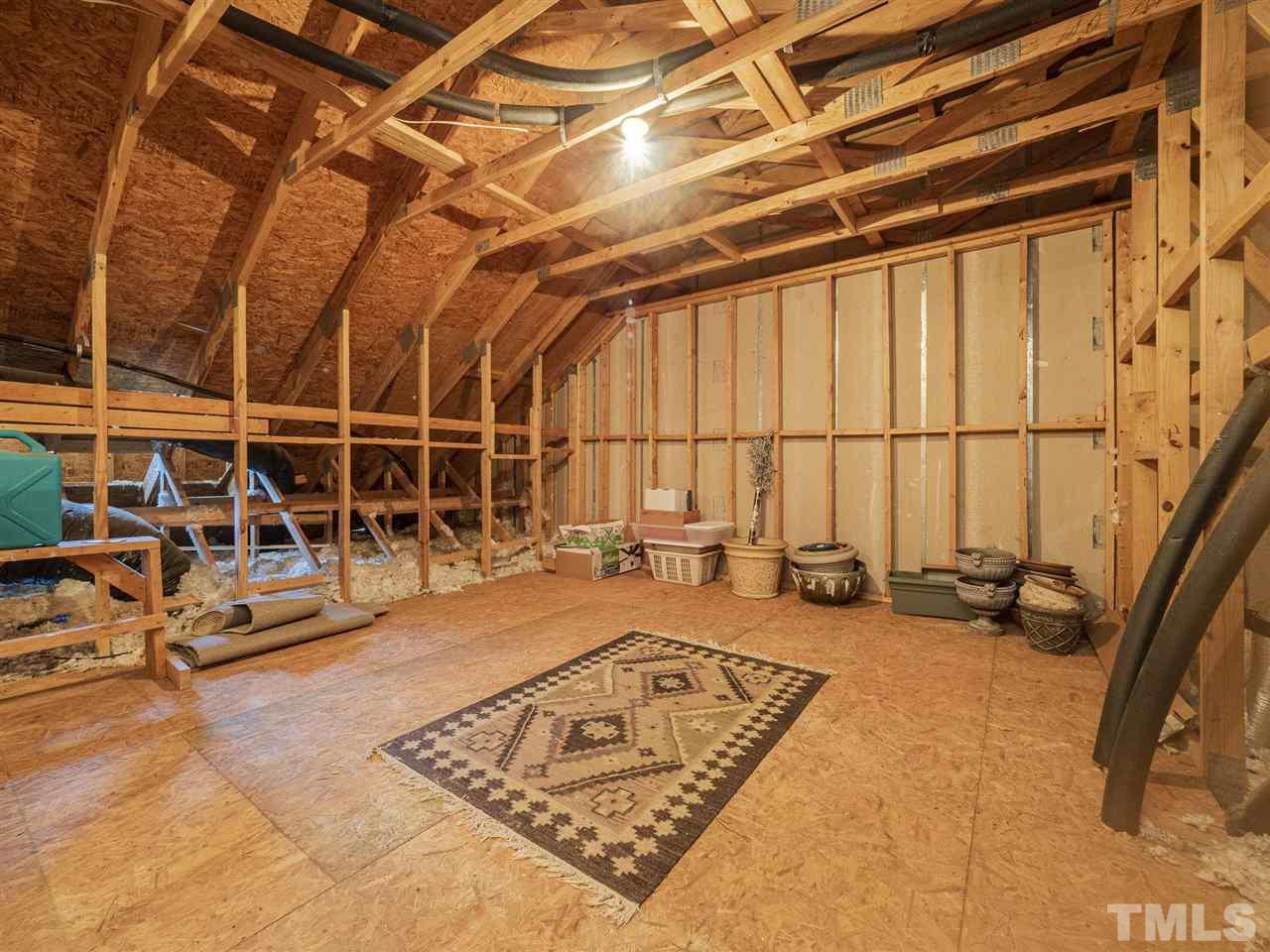 2318 St Paul's Square Raleigh, NC 27614 - Photo 22 of 25 unfinished walkup attic
