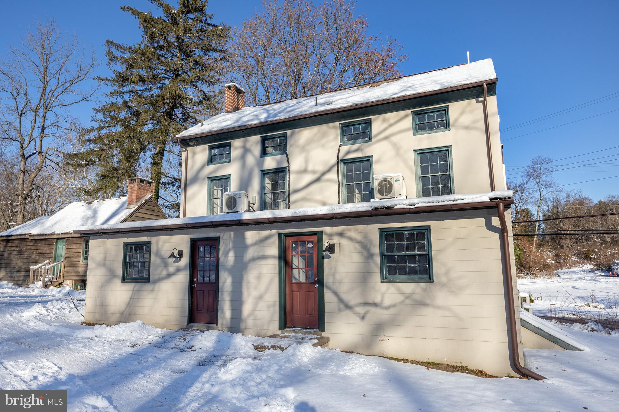 6192 Lower York Road, Unit B New Hope, PA 18938 - Photo 2 of 11 a front view of a house with a porch