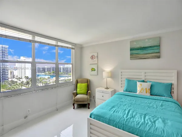 a view of an outside dining space with furniture