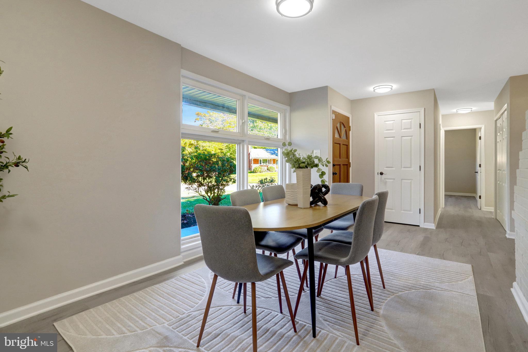 5301 Ferndale Street Springfield, VA 22151 - Photo 3 of 32 a view of a dining room with furniture and window