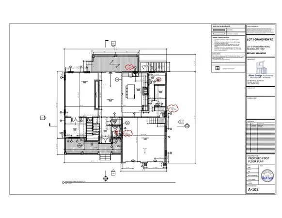 a white building with a outdoor space