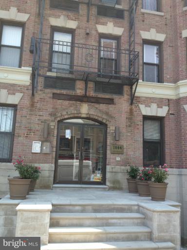 New front patio for building entry