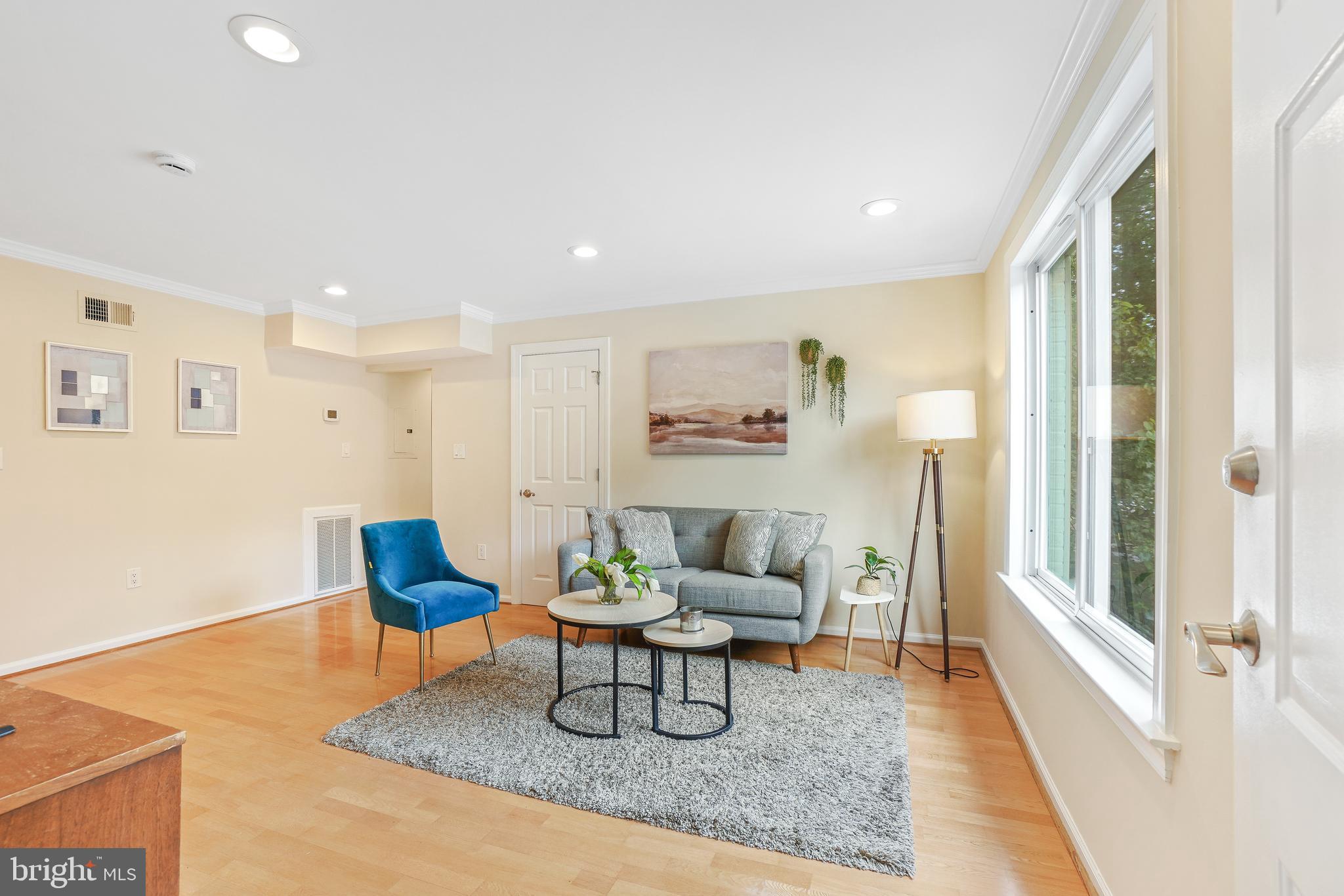 7527 Maple Avenue, Unit 4 Takoma Park, MD 20912 - Photo 2 of 30 Sun-Filled Living Room
