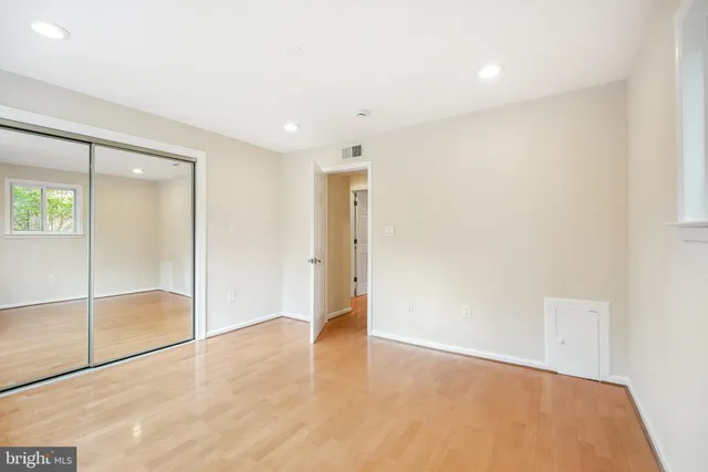 a view of an empty room