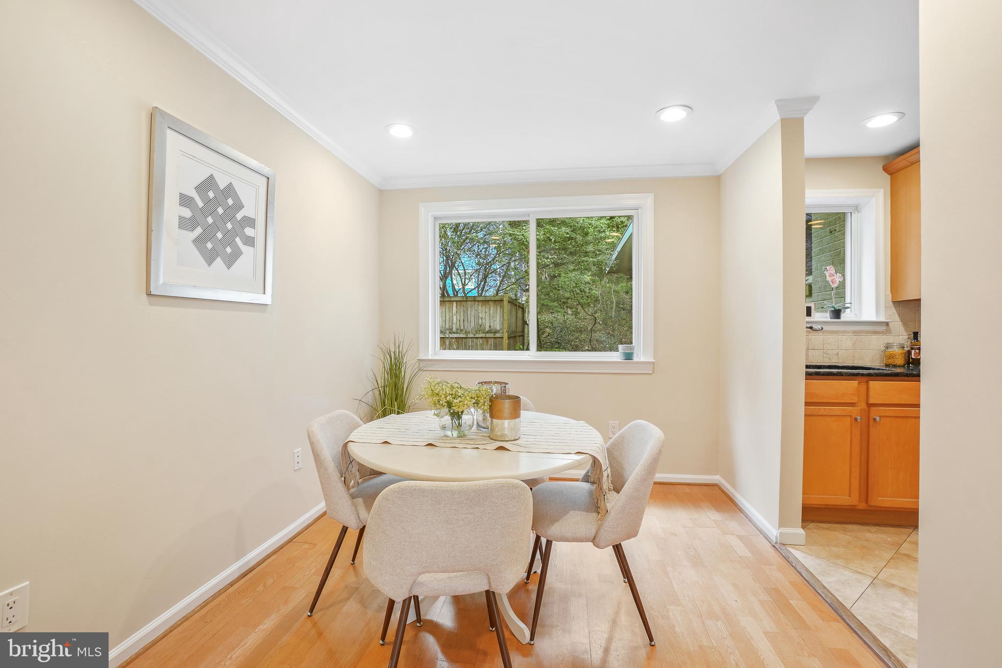 7527 Maple Avenue, Unit 4 Takoma Park, MD 20912 - Photo 8 of 30 Dining Room with Crown Molding