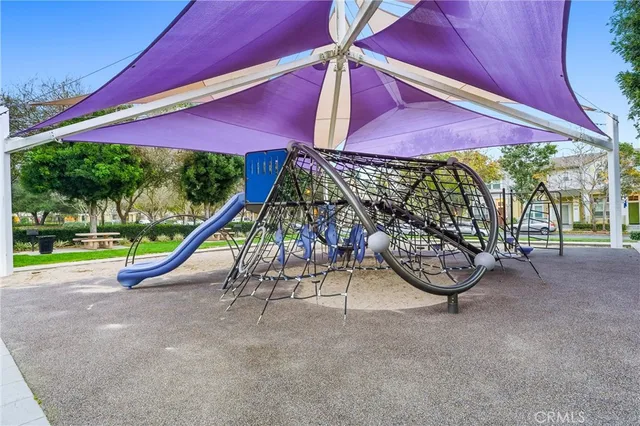 a view of a garden with potted plants