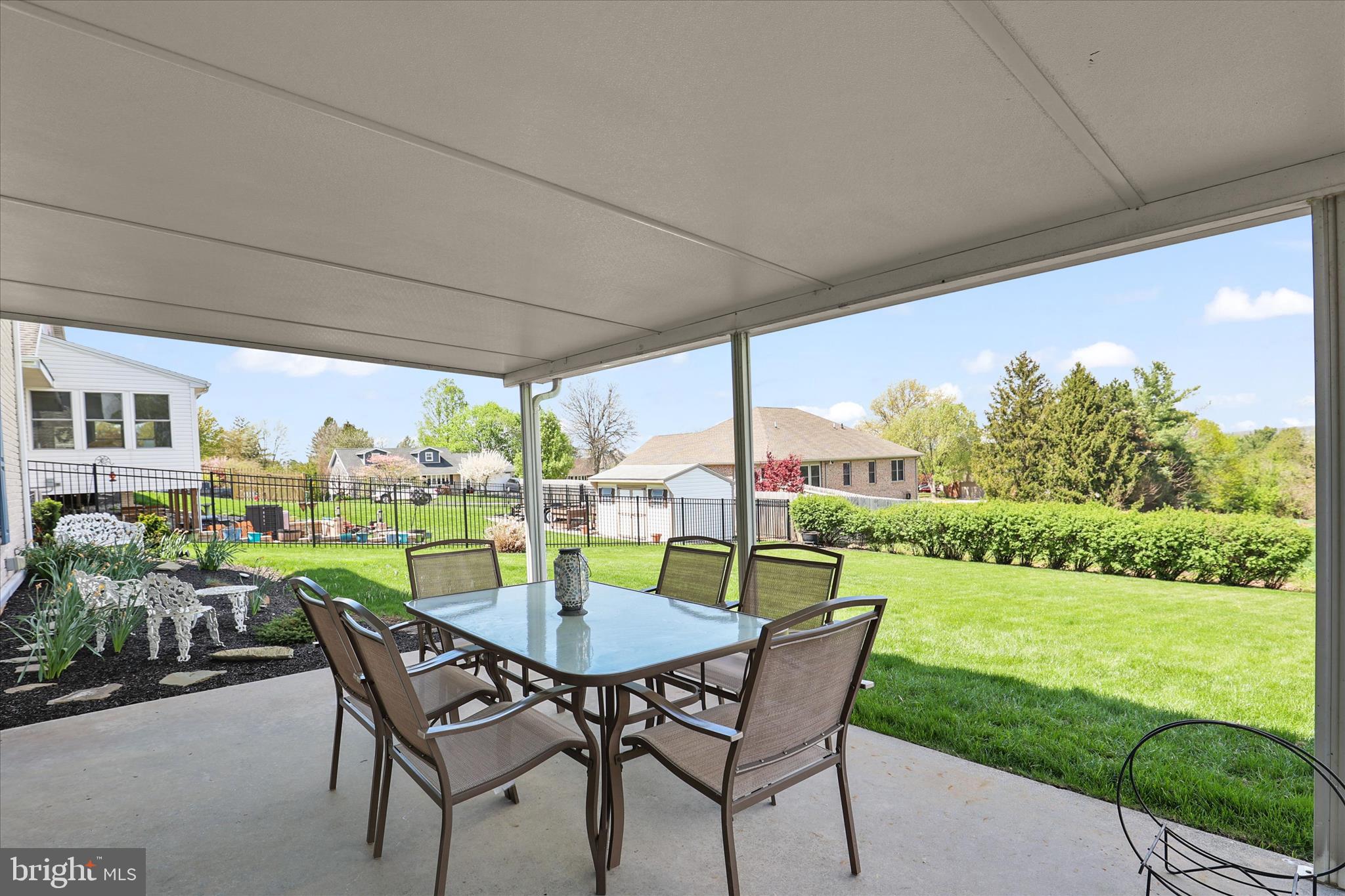 22 Northview Drive Hanover, PA 17331 - Photo 38 of 47 a view of an outdoor dining space with furniture and garden