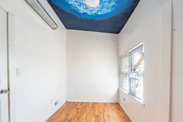 a view of wooden floor in a room