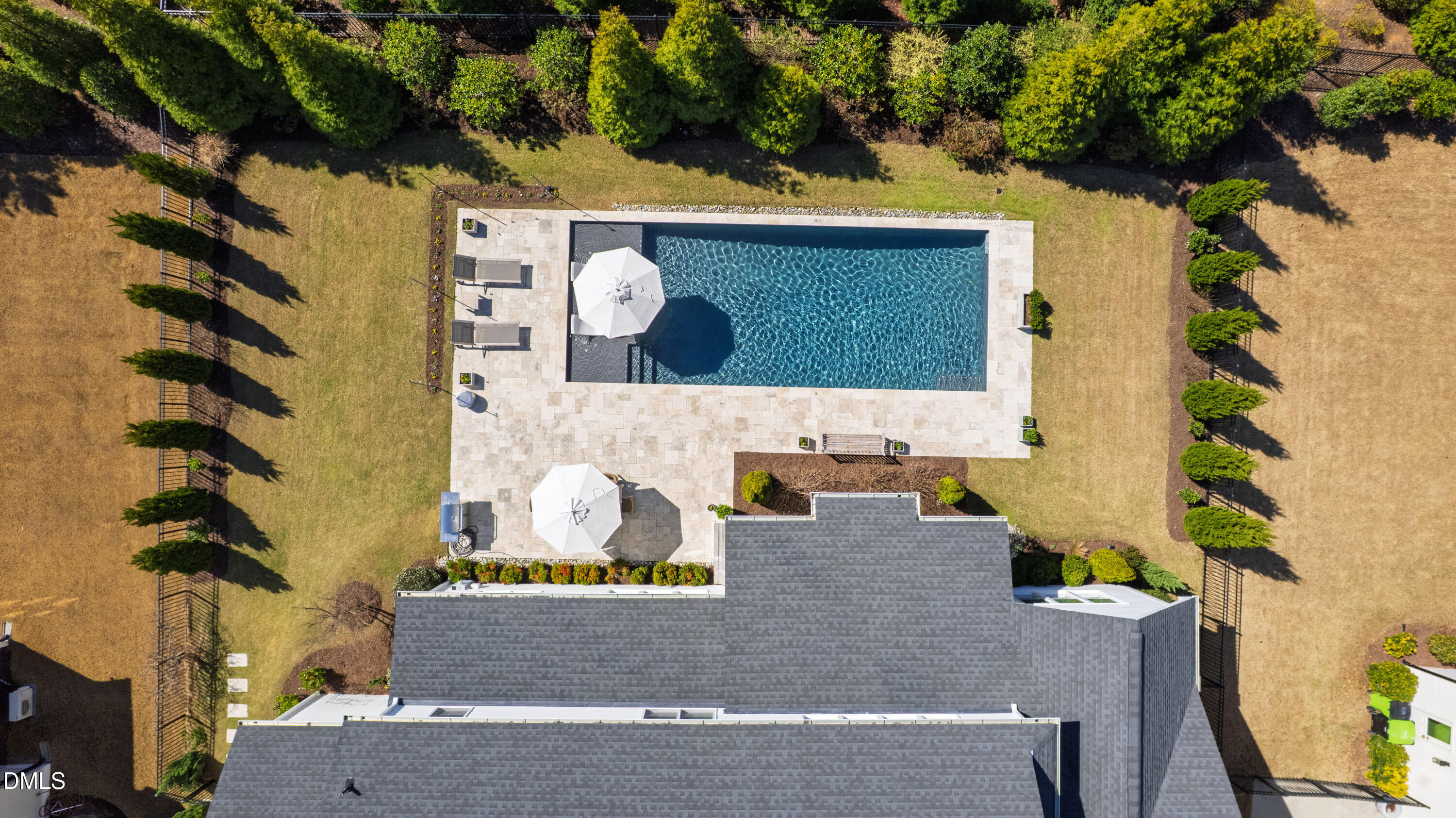 1820 Center Ridge Drive Apex, NC 27502 - Photo 33 of 66 Aerial Shot Pool/yard