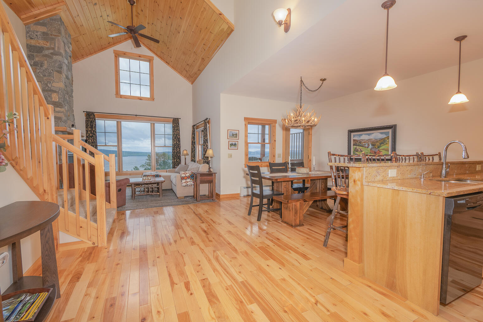 26 Whip Willow Farm Road, Unit 10 Rangeley, ME 04970 - Photo 2 of 35 View from from foyer