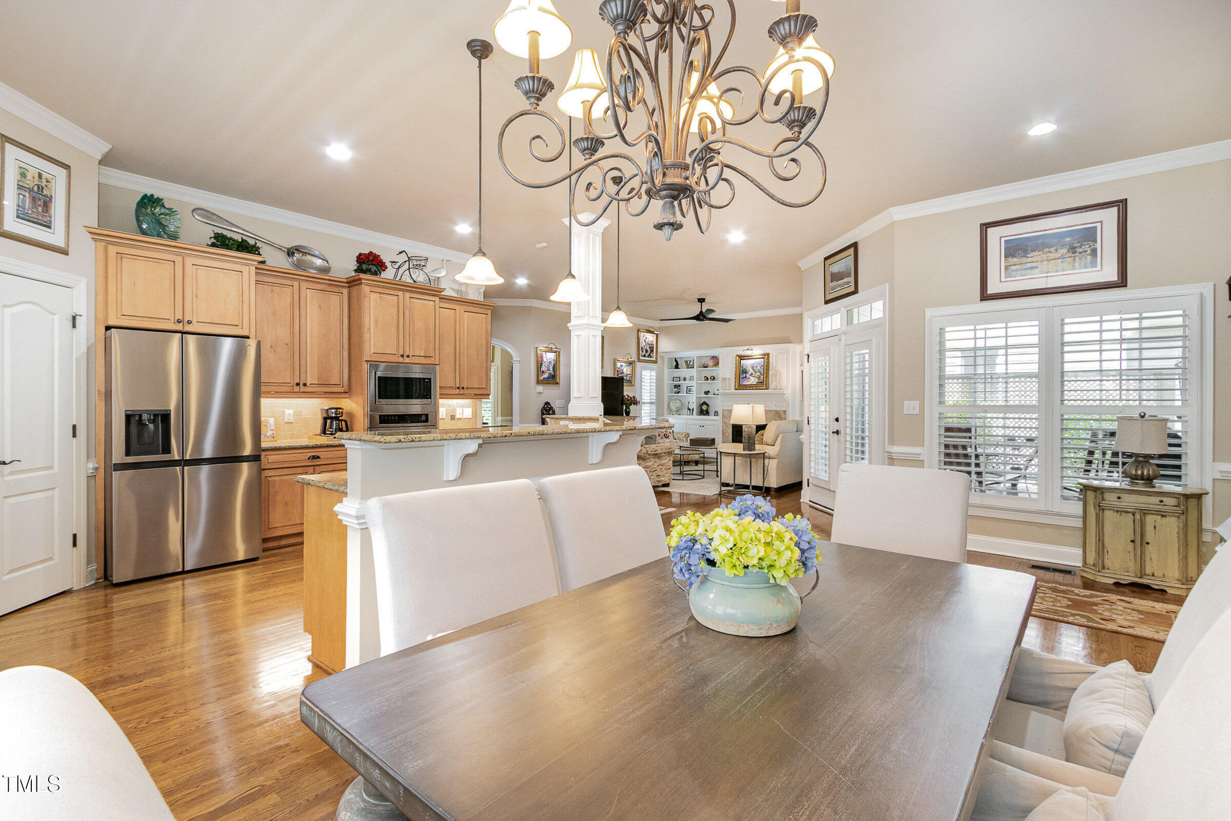 2027 Hopeton Avenue Raleigh, NC 27614 - Photo 15 of 33 Dining Area - Looking towards Family Room