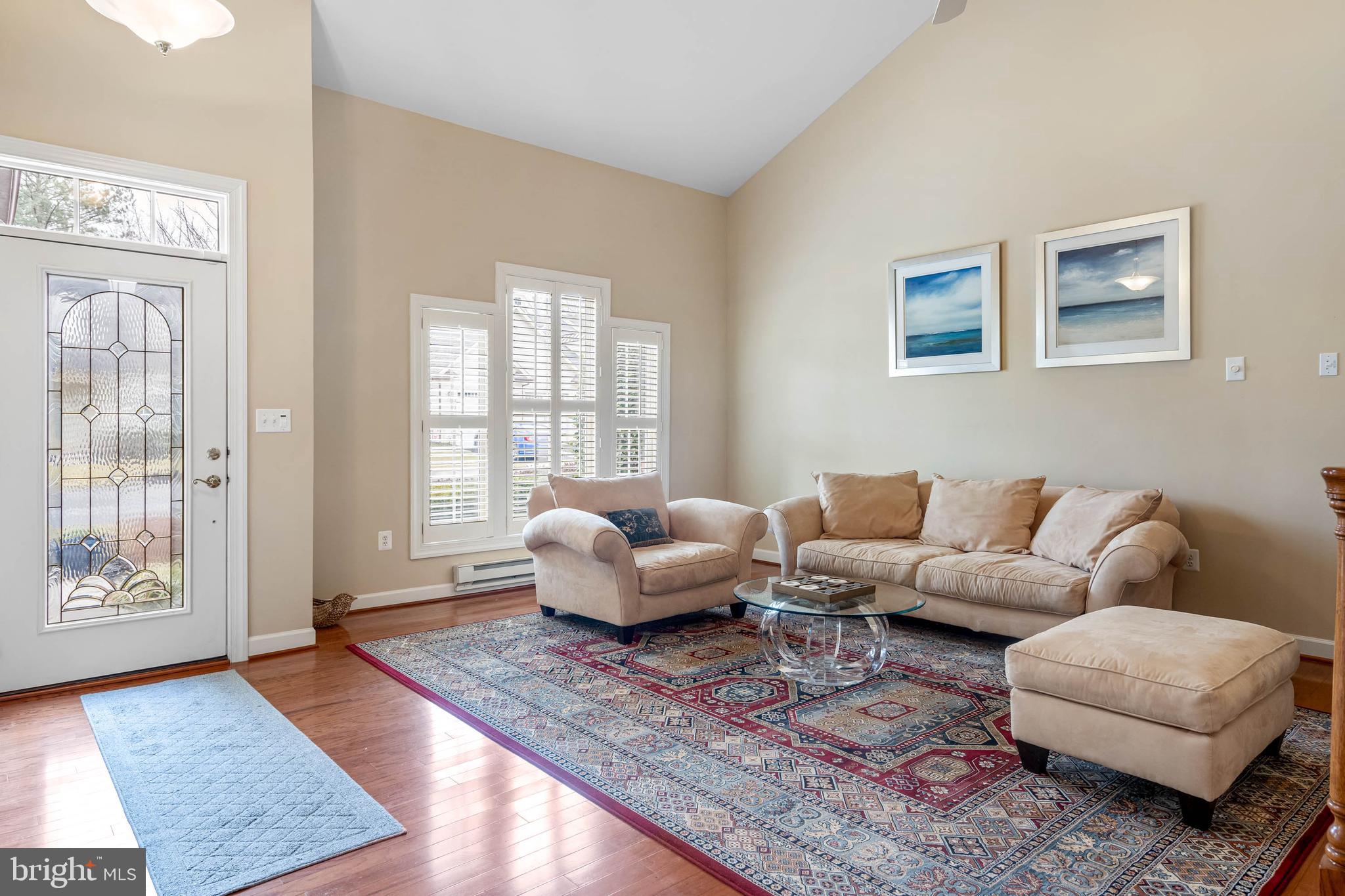 31030 Starling Road, Unit 110D Ocean View, DE 19970 - Photo 4 of 91 Great Room: Cathedral Ceiling & Leaded Glass Door