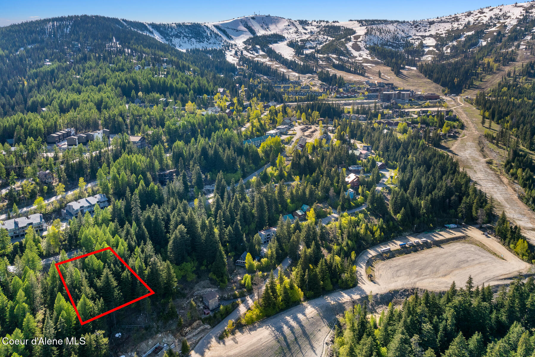 Nna Telemark Road Sandpoint, ID 83864 - Photo 16 of 22 Aerial_TelemarkRdLot-8_Outlined