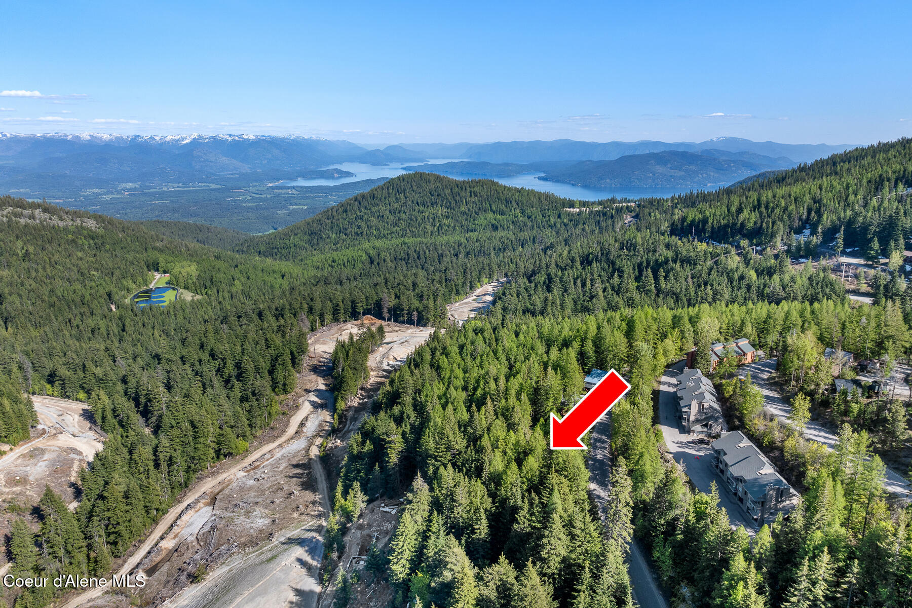 Nna Telemark Road Sandpoint, ID 83864 - Photo 3 of 22 Aerial_TelemarkRdLot_Arrow