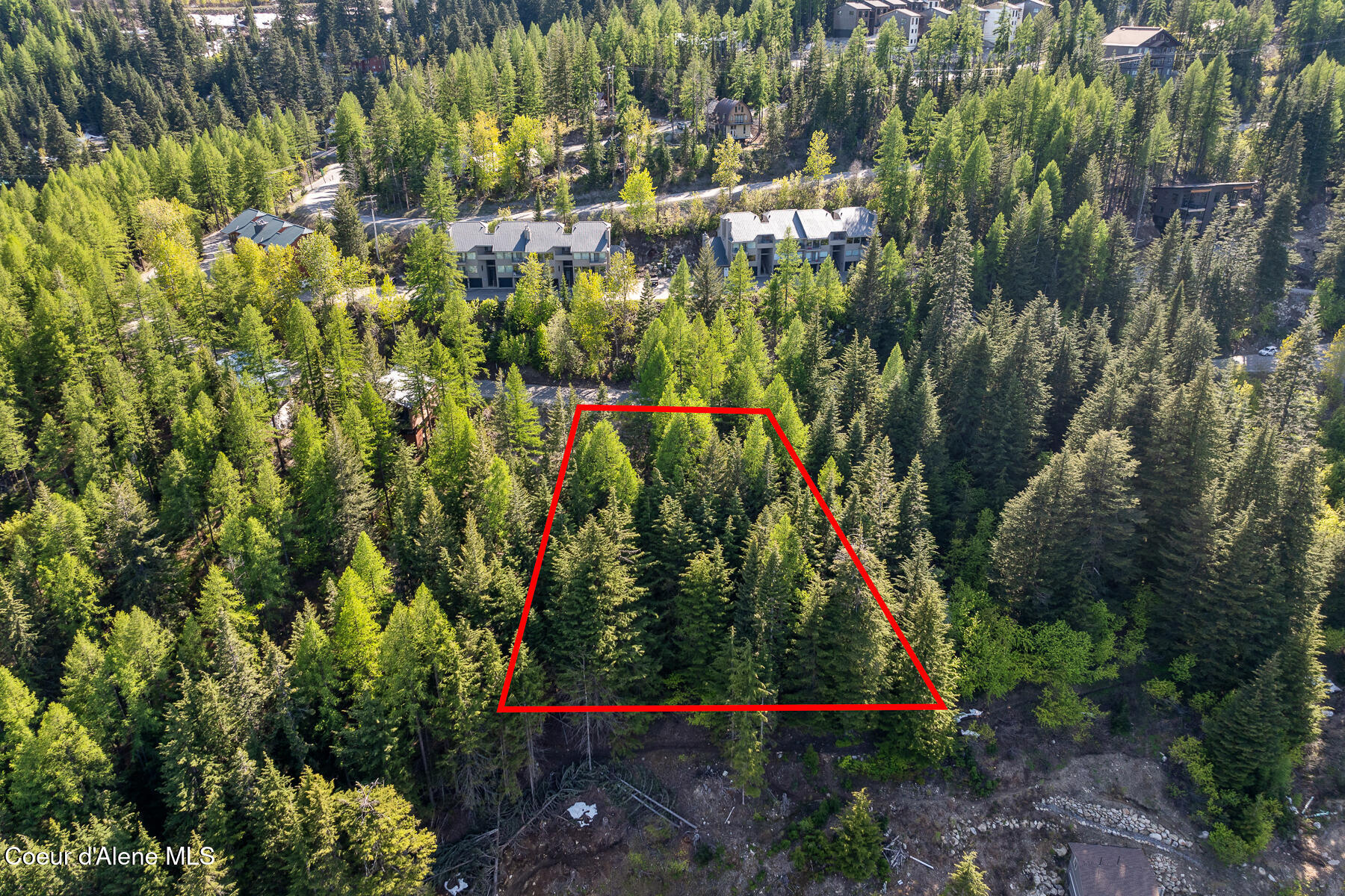 Nna Telemark Road Sandpoint, ID 83864 - Photo 7 of 22 Aerial_TelemarkRdLot-2_Outlined