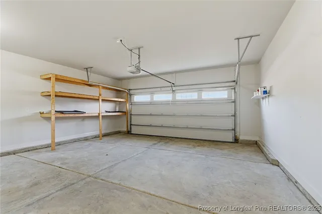 a view of an empty storage area