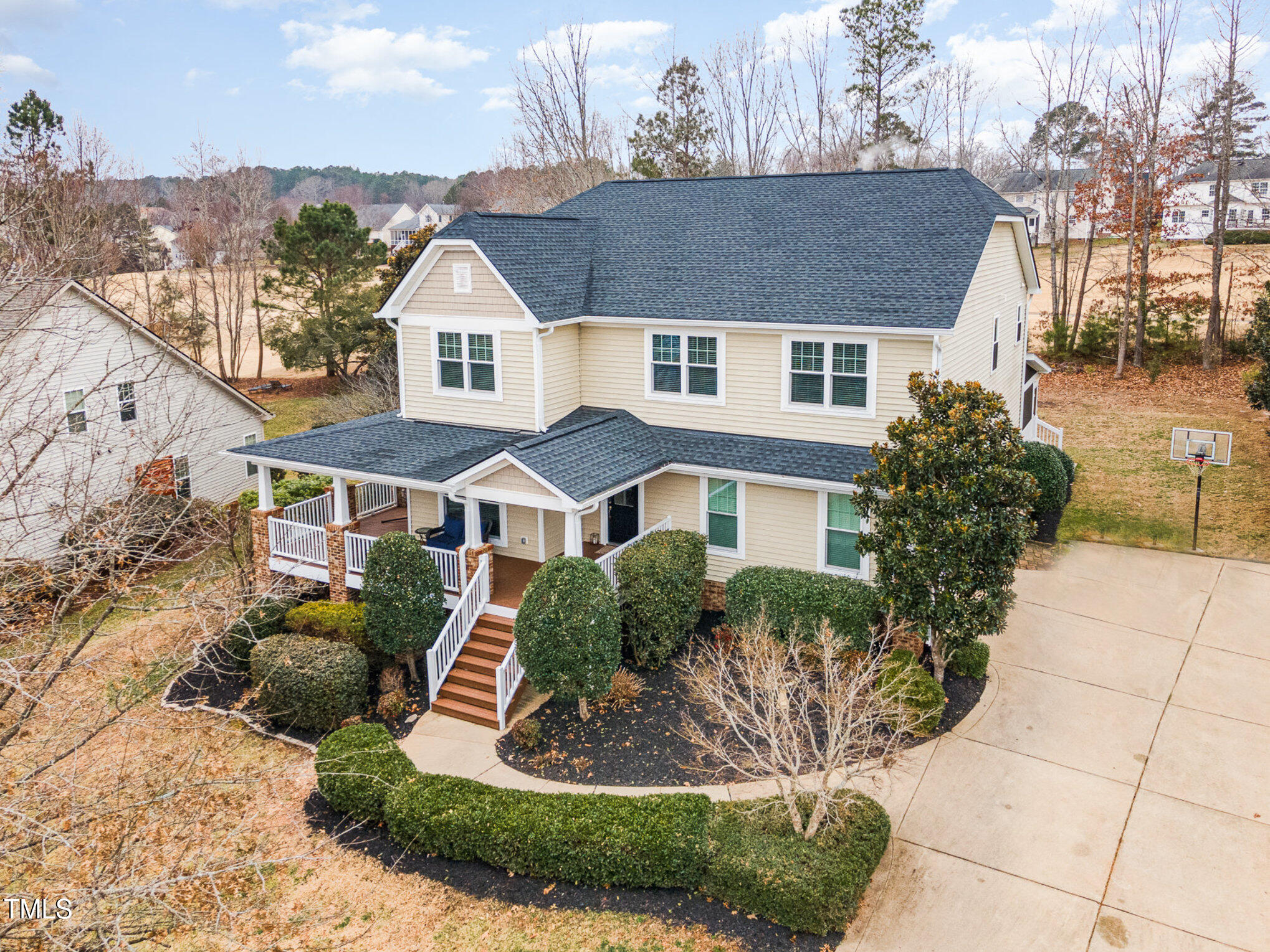 405 Challenge Road Raleigh, NC 27603 - Photo 22 of 24 front view of a house with a yard