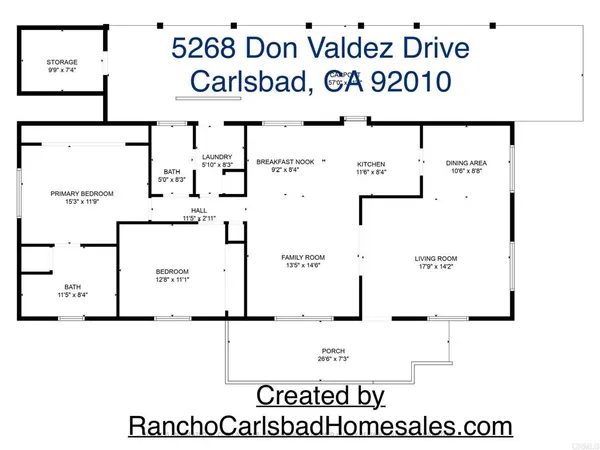 $3,500 | 5268 Don Valdez Drive, Carlsbad, CA 92010