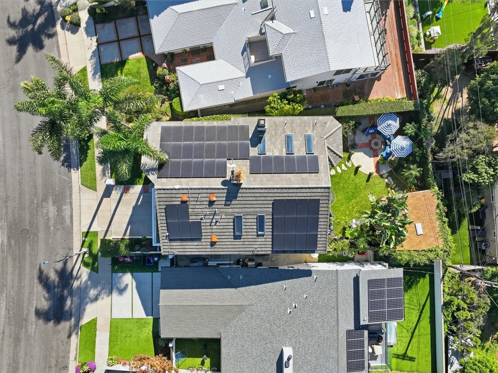 8325 Delgany Avenue Playa del Rey, CA 90293 - Photo 43 of 50 an aerial view of a house with a yard and potted plants
