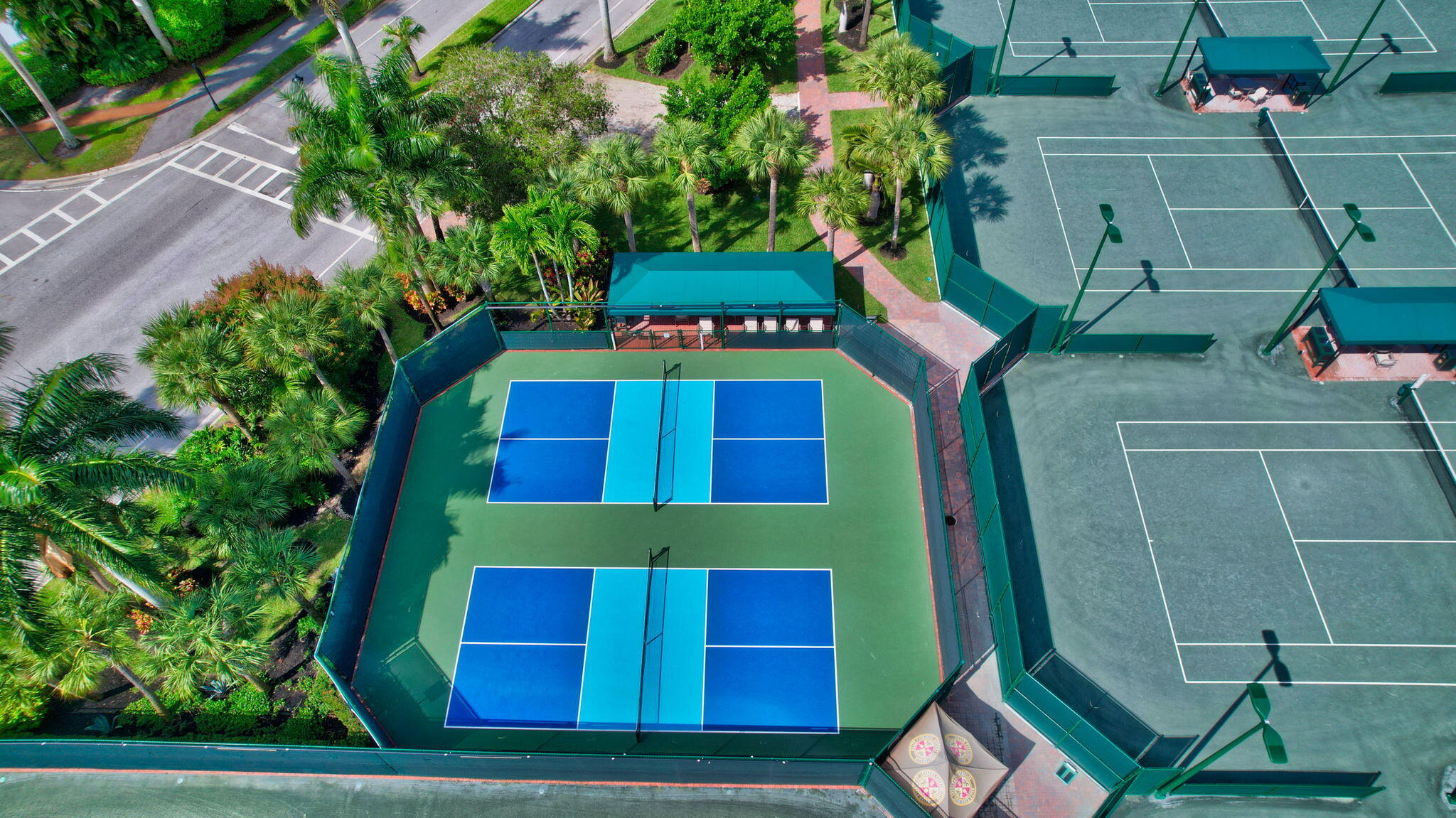 17440 Loch Lomond Way Boca Raton, FL 33496 - Photo 87 of 89 Aerial View of Tennis/Pickleball