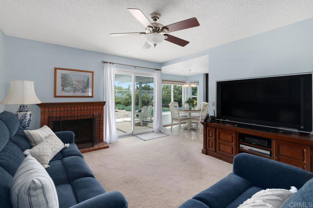 1064 Glen Arbor Drive Encinitas, CA 92024 - Photo 16 of 39 a living room with furniture and a flat screen tv