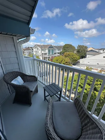 a view of a chairs in balcony