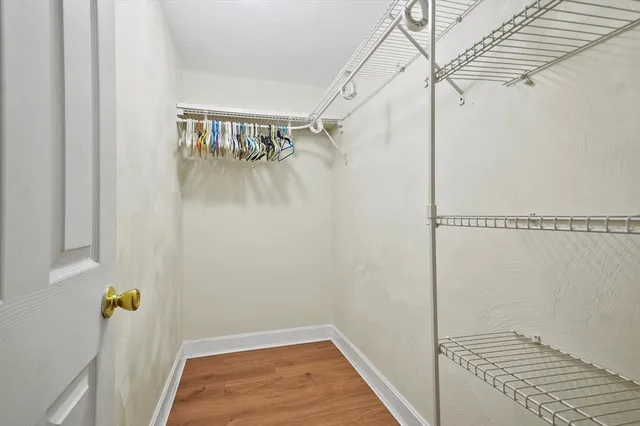 a view of walk in closet