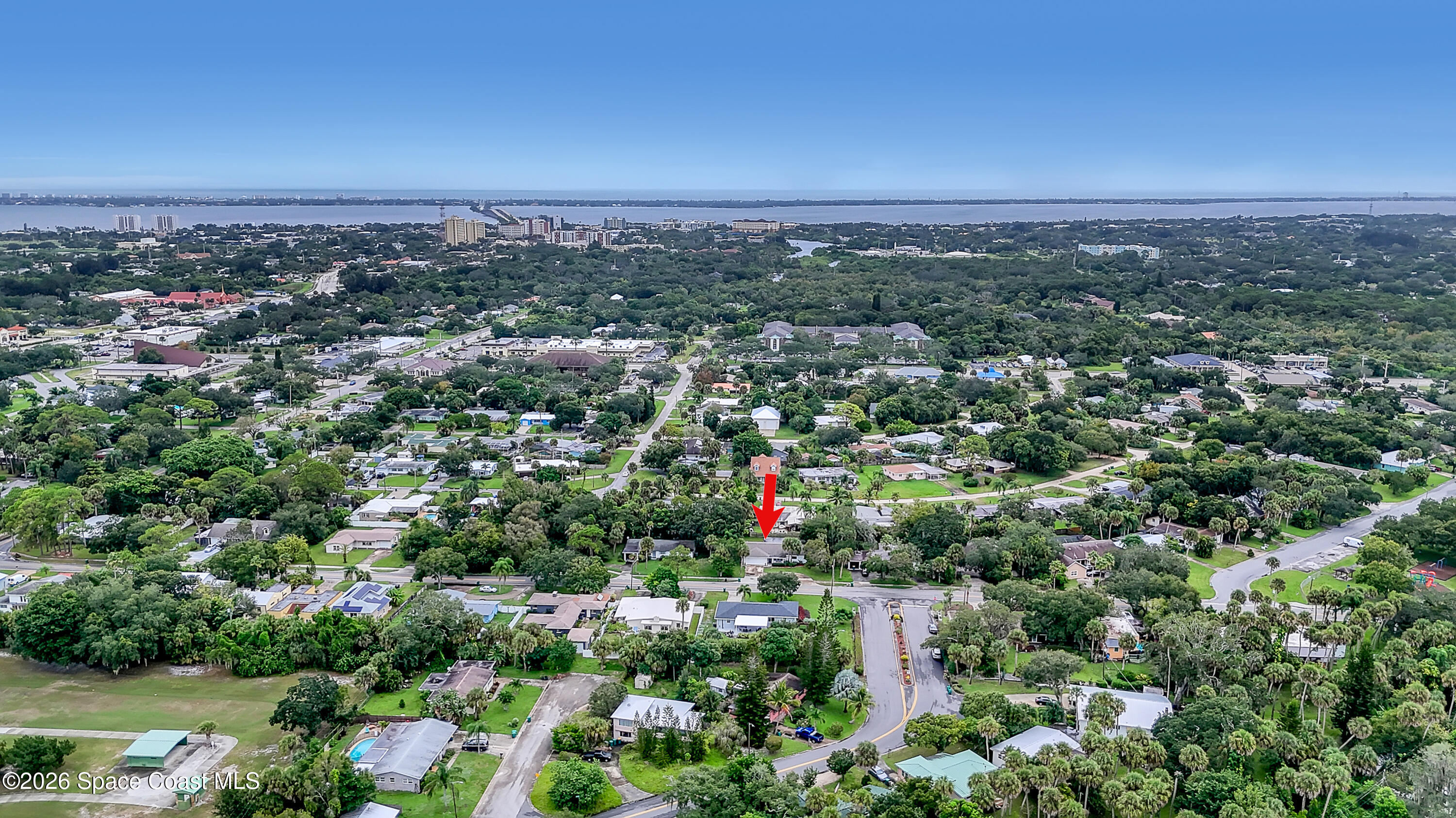 2307 Country Club Road Melbourne, FL 32901 - Photo 38 of 44 an aerial view of a city
