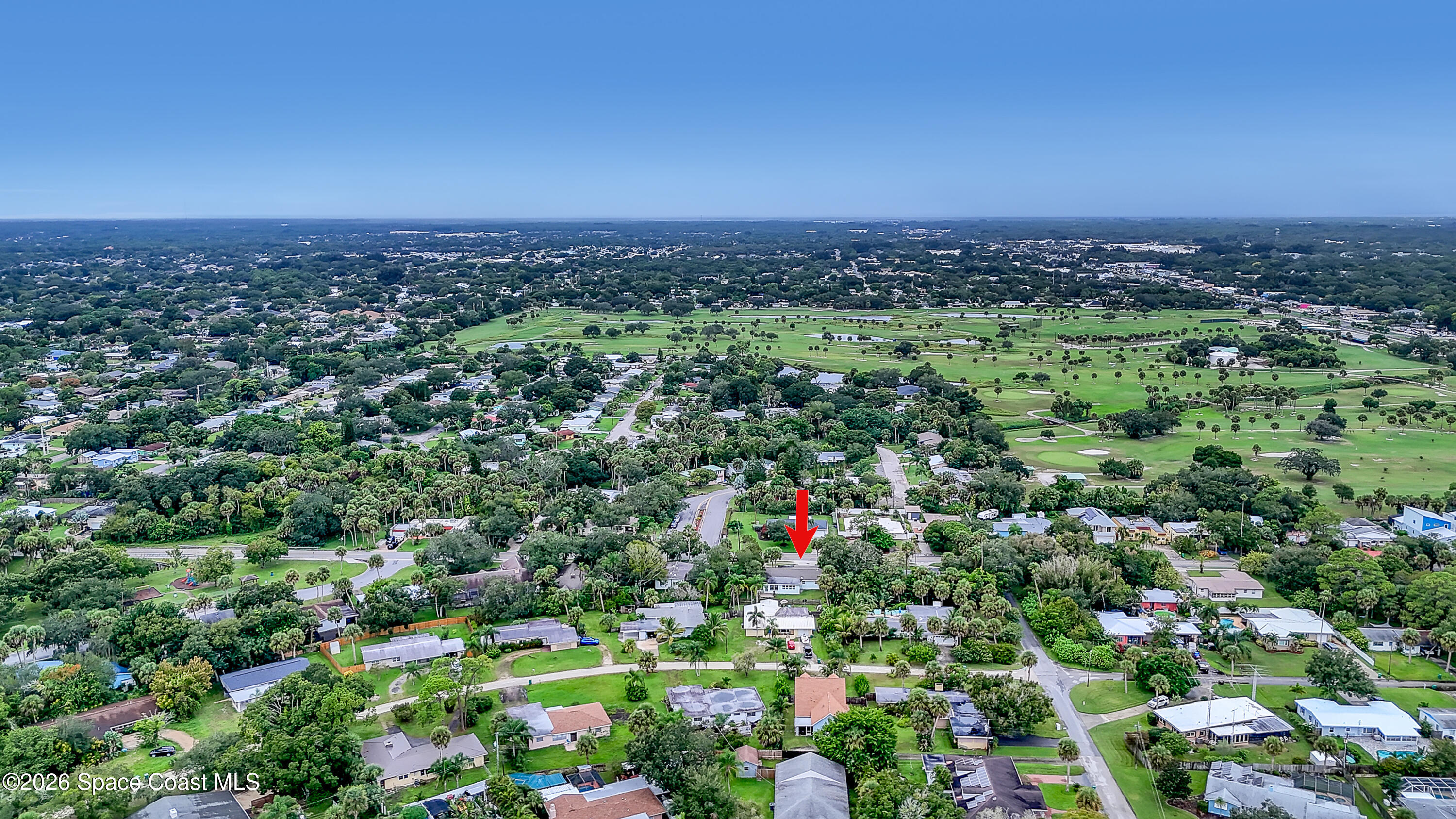 2307 Country Club Road Melbourne, FL 32901 - Photo 40 of 44 an aerial view of multiple house